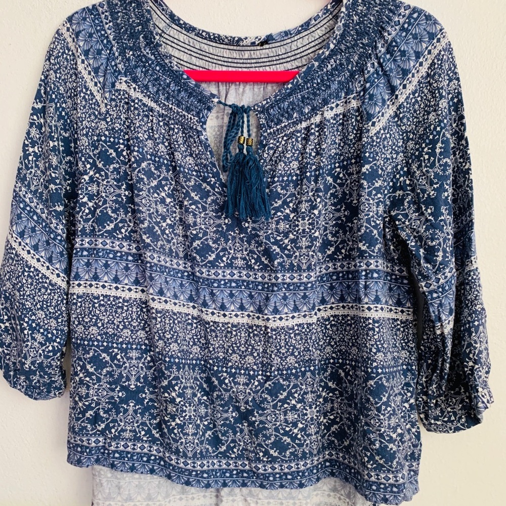Blue blouse